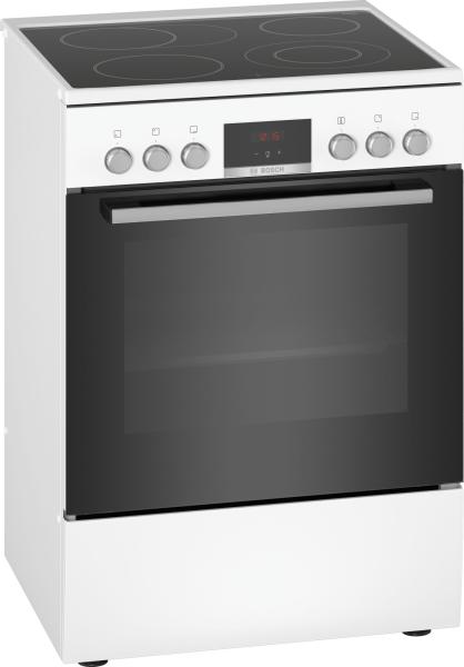 Bosch HKR39C220 - Serie 4, freistehender Elektroherd, Weiß, ca. 60 x 85 cm